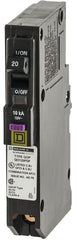 Square D by Schneider Electric QO Plug-On Neutral 20 Amp Single-Pole Dual Function (CAFCI and GFCI) Circuit Breaker QO120PDFC