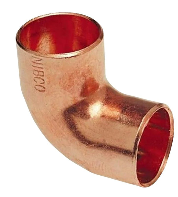 B&k Llc Pipe Fitting, Wrot Copper Elbow, 90-Degree, 1/4-In. Copper x Copper -W01430T 31262