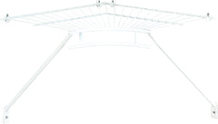 ClosetMaid 2106600 Shelf and Rod Corner Kit, 15 lb, Steel, White, Vinyl-Coated