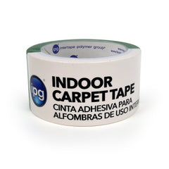 IPG 9971, 1.88" x 10 yd (Single Roll) Double-Sided Indoor Carpet Tape, White