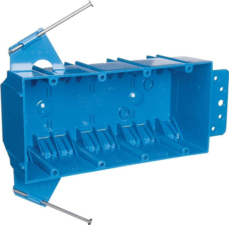 Thomas & Betts Carlon Lamson & Sessons B455A-Upc New Box 55Ci 4Gang, No Size, Blue