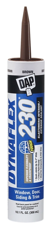 DAP 7079818418 DYNAFLEX 230 (18302) Brown Raw Building Material, 10.1 oz, 10 Ounces