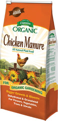 Espoma Organic Chicken Manure 3.75 lb. Bag. All Natural & Organic Fertilizer for All Flowers, Vegetables, Trees, and Shrubs. for Organic Gardening GM3