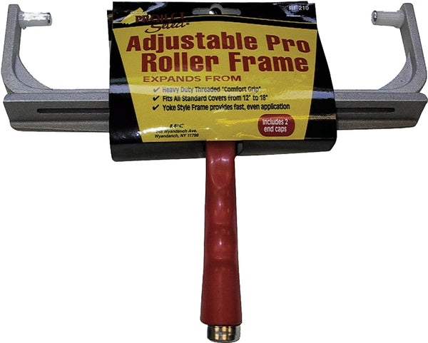 Linzer Products RF210 18" Paint Roller Frame, Adjustable 12" - 18", Red