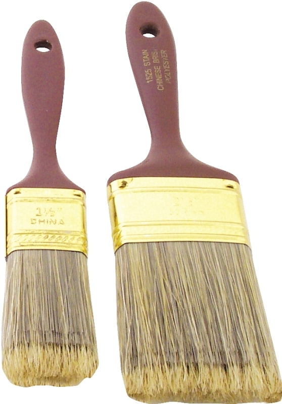 Linzer A-1525 Stain Brush Set, 2 Pieces