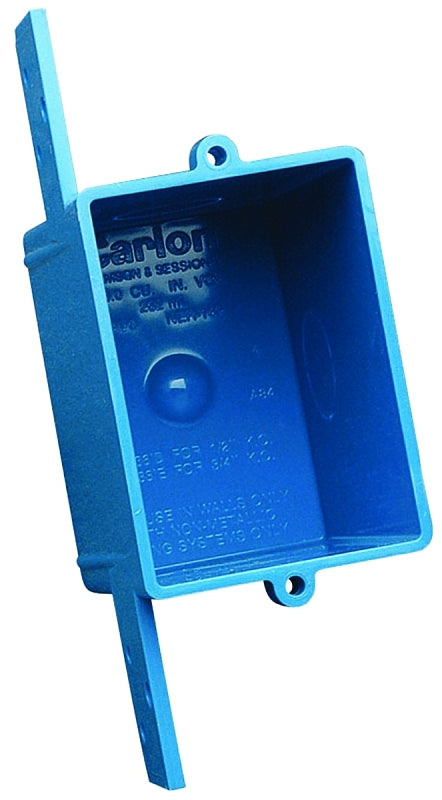 CARLON A58381E 663174 1-Gang Quick-Connect Outlet and Switch Box, 3/4" KO