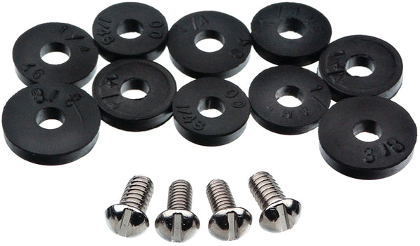 Danco 80790 Flat Washer Assortment, for Use with Quick-Opening Style Faucets, Pack of 1, Black