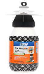 TERRO Fly Magnet Trap, Reusable Poison-Free Outdoor Fly Catcher with Bait M380