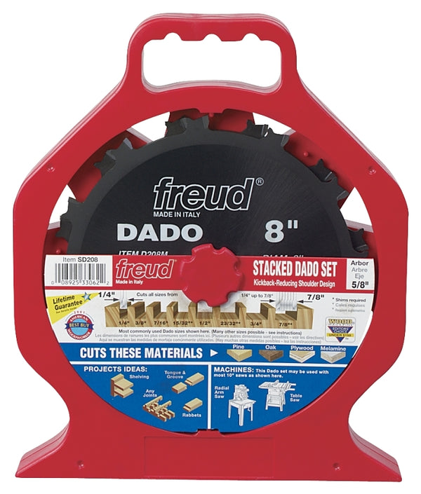 Freud SD208S: 8" Pro Dado Set