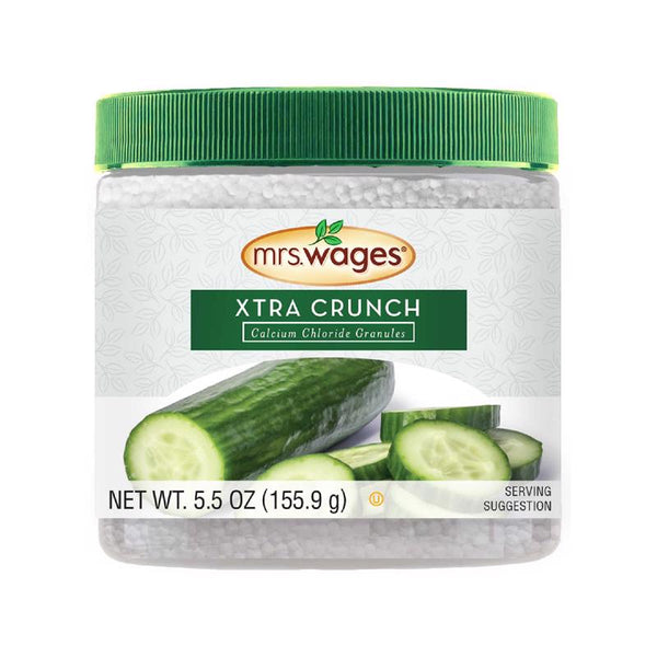 Mrs. Wages Pickle Mix, Xtra Crunch, Easy-To-Use, Fast Results, Great Taste & Crispness, Ensures Crunchiness, 5.5 oz Jar (Pack of 1) W666-D9425