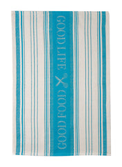 Kay Dee R3218 Cooks Kitchen Teal Cotton Tea Towel
