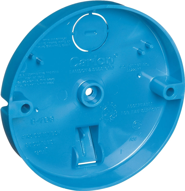 Carlon Lamson & Sessons B708-SHK Shallow Ceiling Fan Outlet Box