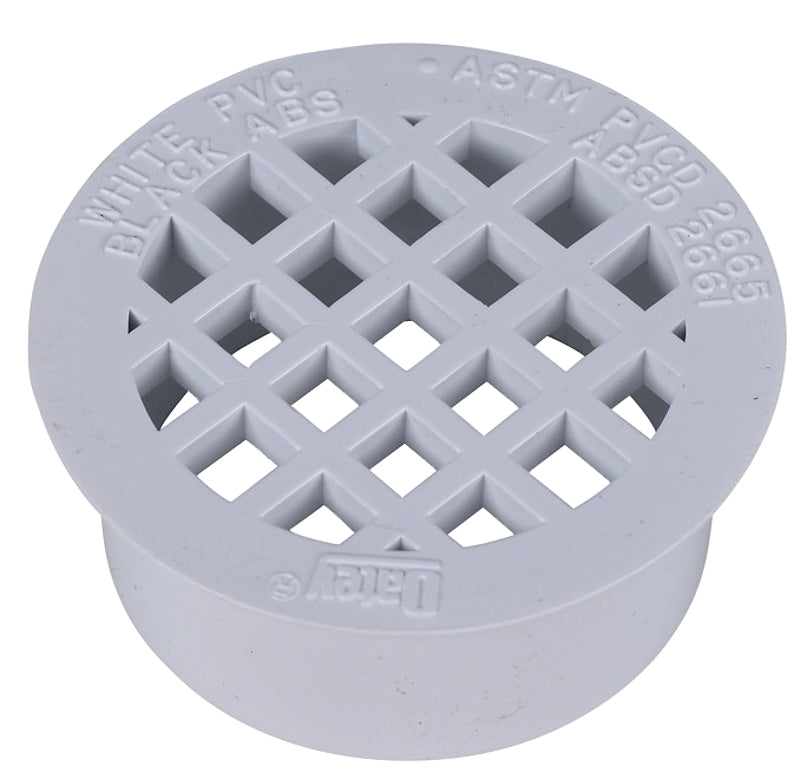 Oatey 43561 Bathroom Sink and Tub Drain Strainers, 2", White