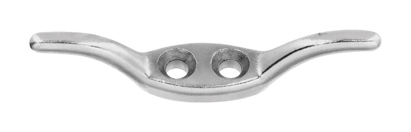 Rope Cleat, Nickel, 2-1/2-In.