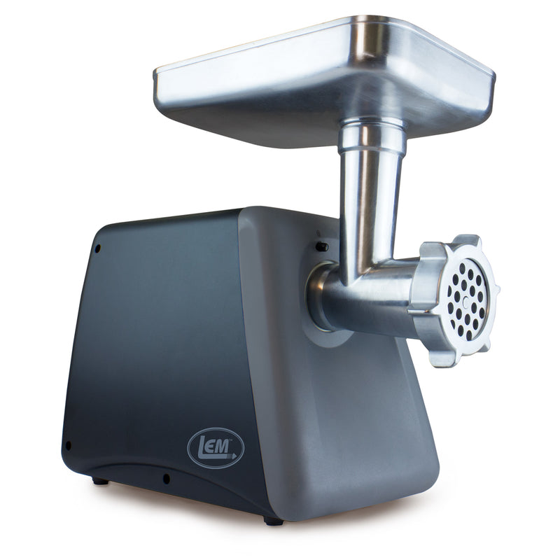 LEM Products #8 Countertop Meat Grinder, 575 Watt Aluminum Electric Meat Grinder Machine, Ideal for Occasional Use