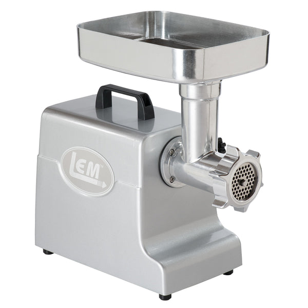 LEM Products MightyBite #8 Meat Grinder, 500 Watt Aluminum Electric Meat Grinder Machine, Ideal for Regular Use 1158