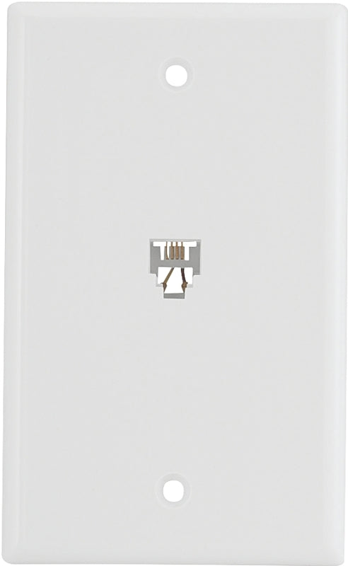 Cooper Wiring Devices Wall Jack Modlr Phone Flash White 3532-4W