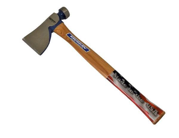 Vaughan RB 28-Ounce Rig Builders Hatchet, Hickory Handle for heavy construction, 17-Inch Long.