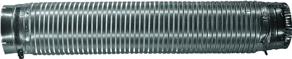 Builder's Best 10129 1 Dryer Vent Pipe, 4 in X 6 Ft, Snap Lock, Aluminum 110129