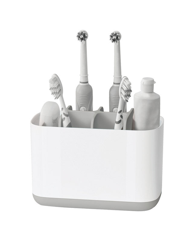 Joseph Joseph EasyStore Toothbrush Holder, Large, Gray