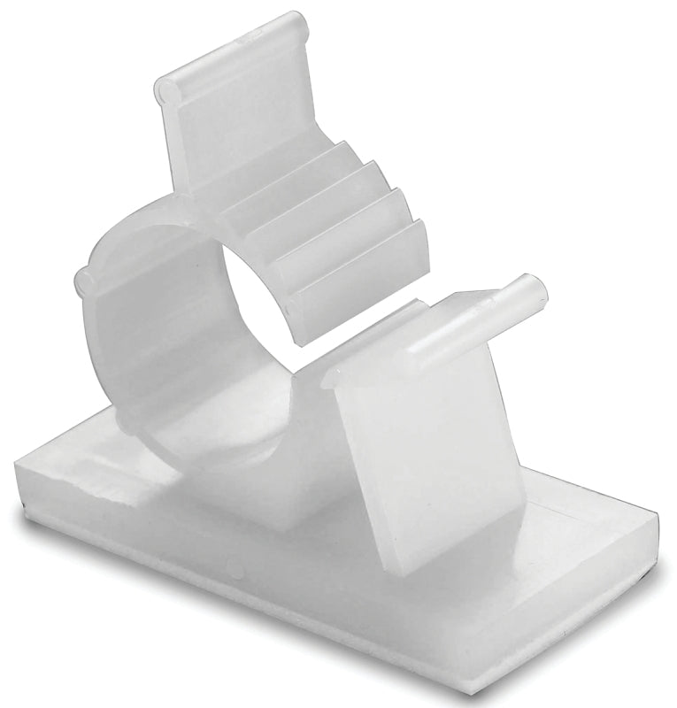 Gardner Bender GKK-1550 Plastic Kwik Clips UVB, Adjustable and Ratcheting, ½ in Dia, 4 Pk., White