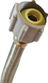 Fluidmaster B1T09 Toilet Connector, Braided Stainless Steel - 3/8 Female Compression Thread x 7/8 Female Ballcock Thread, 9-Inch Length