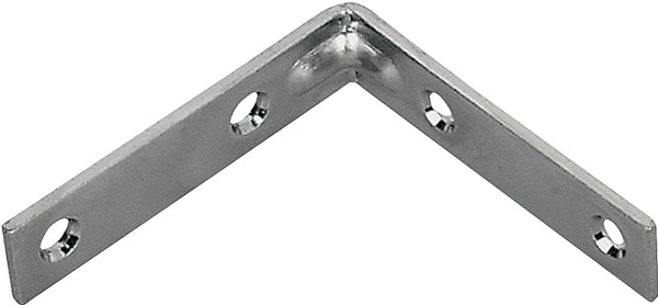 MINTCRAFT CB-Z025-013L Zinc Corner Brace, 2.5 x 5/8-Inch