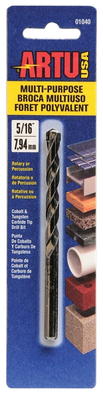 ARTU USA 01040 Multi Purpose Drill Bit, 5/16-Inch x 4-1/2-Inch
