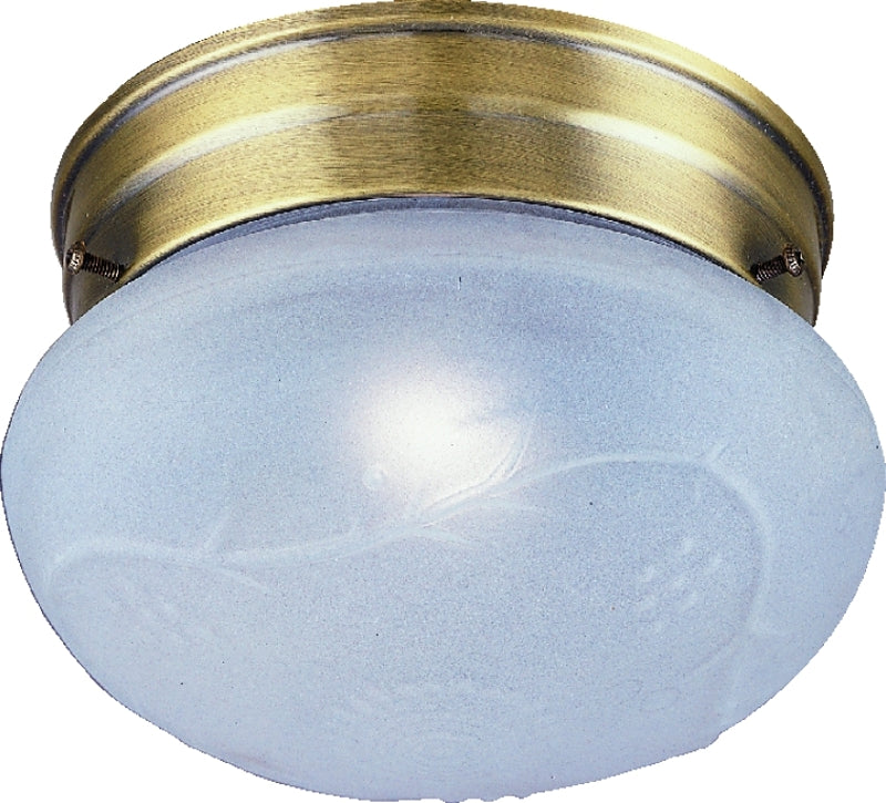 Boston Harbor F14AB01-8063-3L 6777486 Dimmable Round Ceiling Light Fixture, (1) 60/13 W Medium A19/Cfl Lamp, Antique