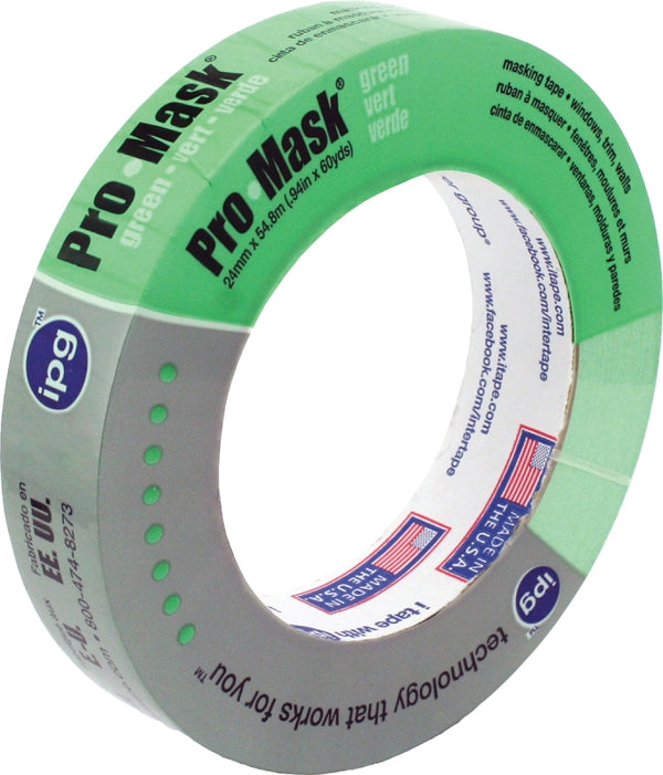 IPG 5803-1 Green ProMask 8-Day Painter's Tape.94" x 60 yd (Single Roll), 0.94"