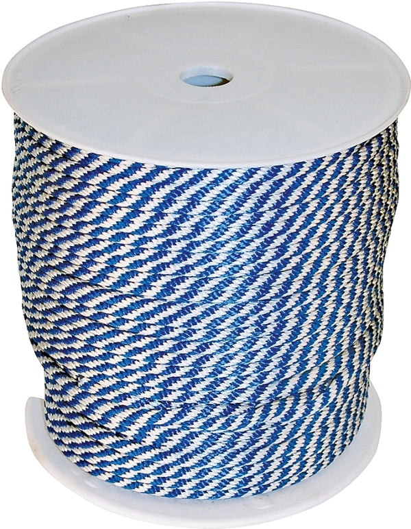 Wellington T.W Evans Cordage Co. 98330 3/8-Inch by 500-Feet Solid Braid Propylene Multifilament Derby Rope, Red 5131245/46446