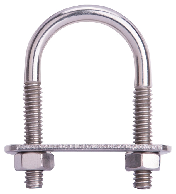 MINTCRAFT LR357 SS U-Bolt, 1/4 x 1-1/8 x 2-Inch