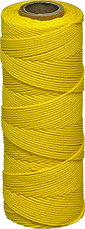 MARSHALLTOWN The Premier Line Masonry Mason's Line Braided Nylon 500' Yellow, Size 186" 624