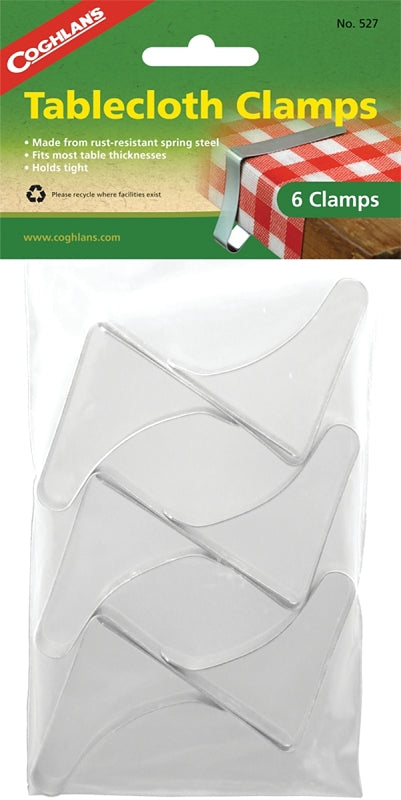 Coghlans 527 Table Cloth Clamps 6 Count