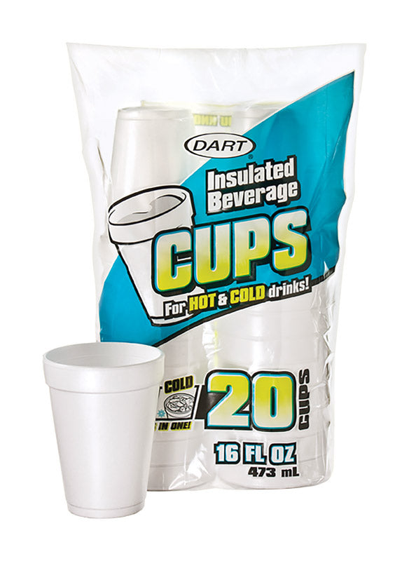 Dart Insulated 16 oz. Beverage Cups 16FP20