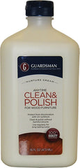 Guardsman Clean & Polish for Wood Furniture, Cream Polish 16 oz 461500 by Guardsman