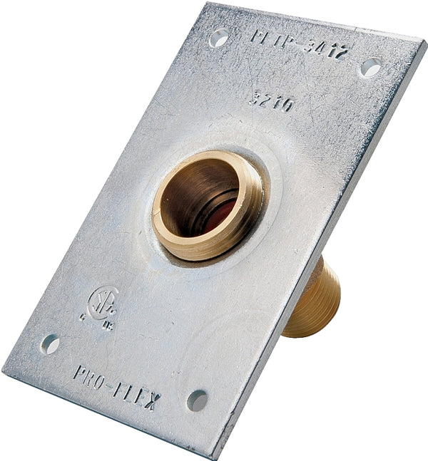 PRO-FLEX 4-1/4" x 2-1/2" PLATE 3/4" Brass Flare Fitting- PFST34C