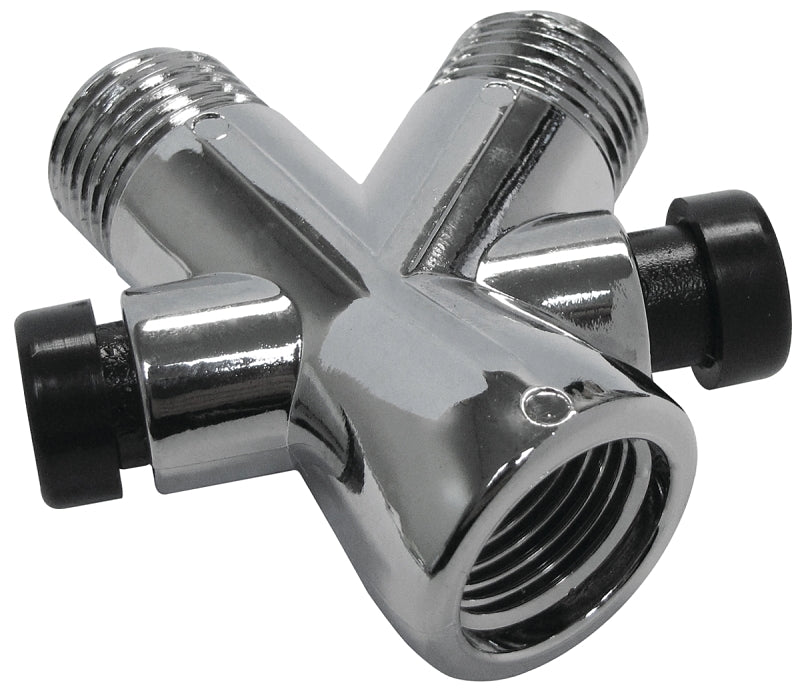 Keeney PP825-7 Plumb Pak Shower Arm Diverter and Adapter, Polished Chrome Finish