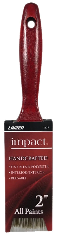 Linzer Products 1125-0200 2" Polyester Impact Varnish & Wall Paint Brush