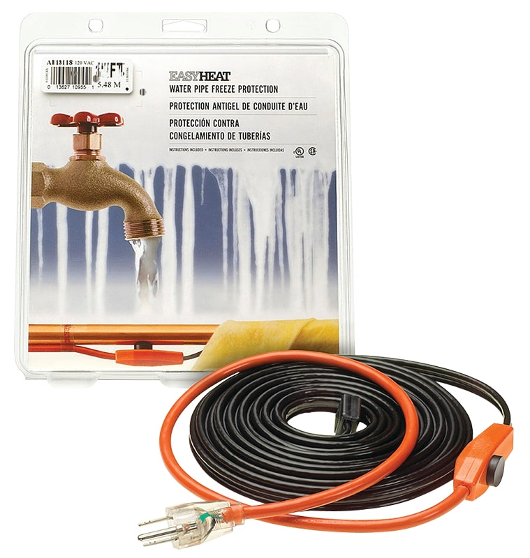 Easy Heat AHB-118 Cold Weather Valve and Pipe Heating Cable, 18-Feet