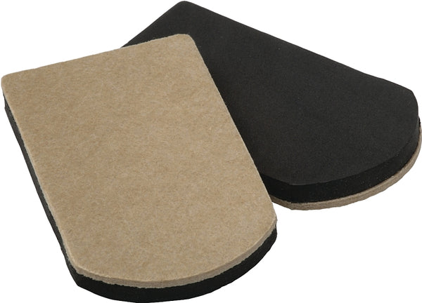 Shepherd Hardware 9142 4-Inch x 7-Inch Reusable, Heavy Duty FeltGard Slider Pads, 4-Pack