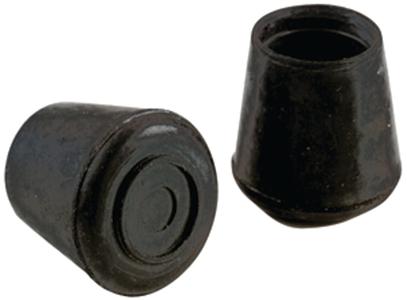 Shepherd 9224 1-1/4" Black Rubber Leg Tips