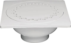 Oatey 43637 bell trap drain, White