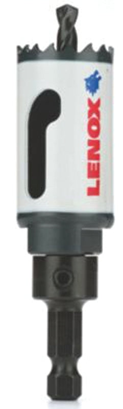 LENOX Tools Hole Saw, Bi-Metal, Speed Slot, Arbored, 1-1/8-Inch (1772483)