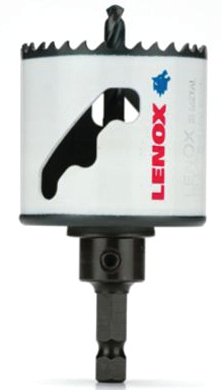 LENOX Tools Hole Saw, Bi-Metal, Speed Slot, Arbored, 2-1/8-Inch (1772951)
