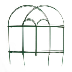 Glamos Wire 778009 green powder-coated steel folding wire fence, 8 ft long, 18 in high