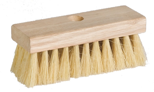 DQB INDUSTRIES Roof Brush with Threaded Handle Hole, 7" 11949