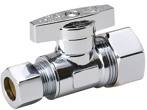 B And K Industries B&K Industries Stop Valve Straight 5/8od X 3/8od Pushfit 191-032HC