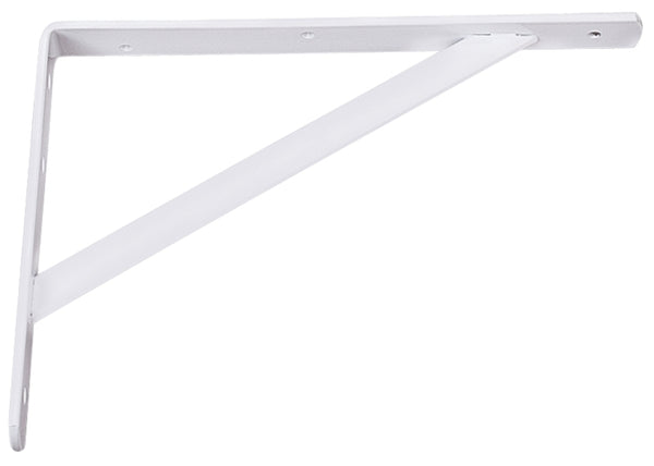 KNAPE & VOGT 208 WH 400 16" Bracket, 16 Inch, White