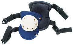 CLC Custom Leathercraft V6355 Buckle-Style Easy-Swivel Kneepads with Plastic Cap,Blue/White